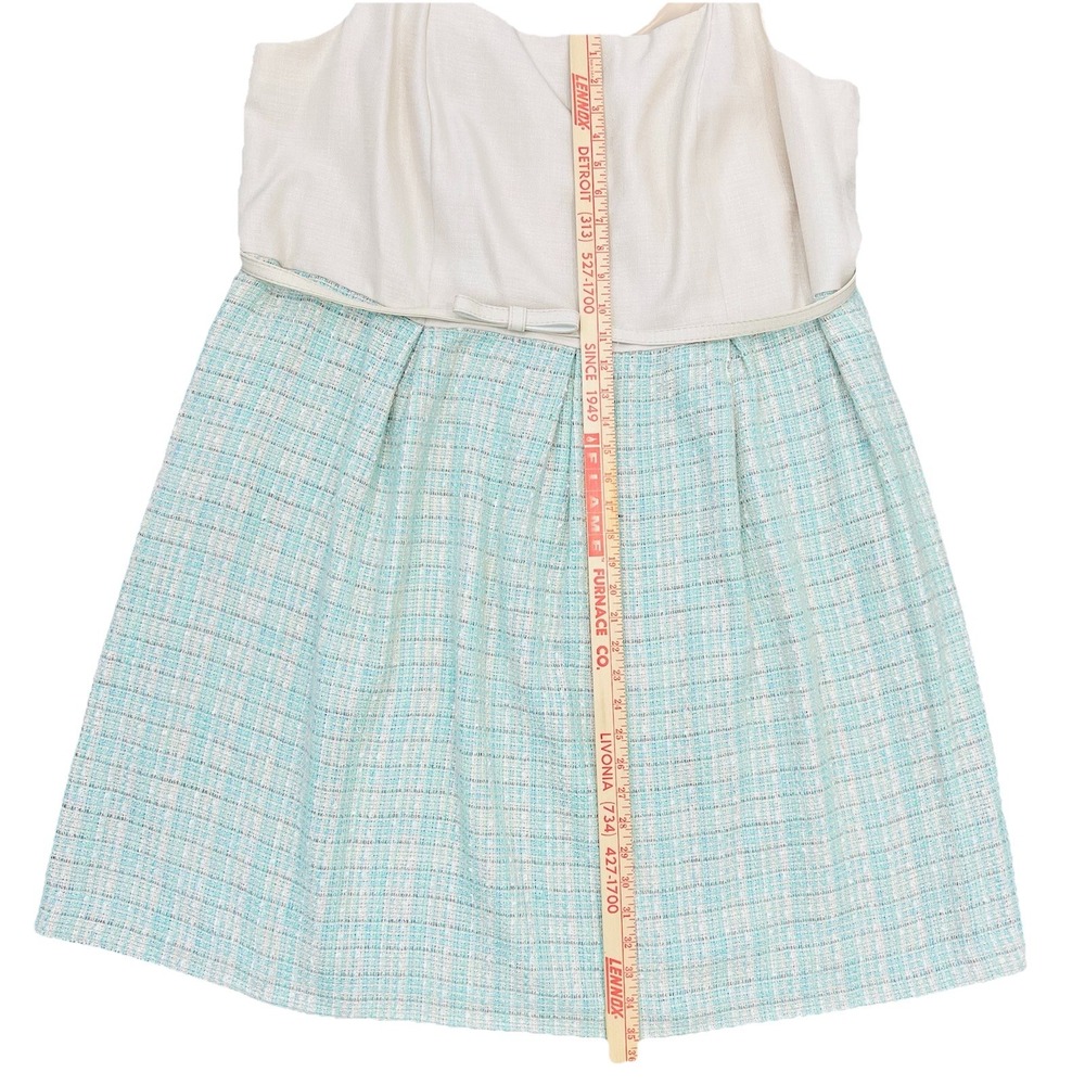 SL Fashions 2 Pc Tweed Jacket Dress Set 24W Pastel Boucle Mother Bride Church - Picture 16 of 16